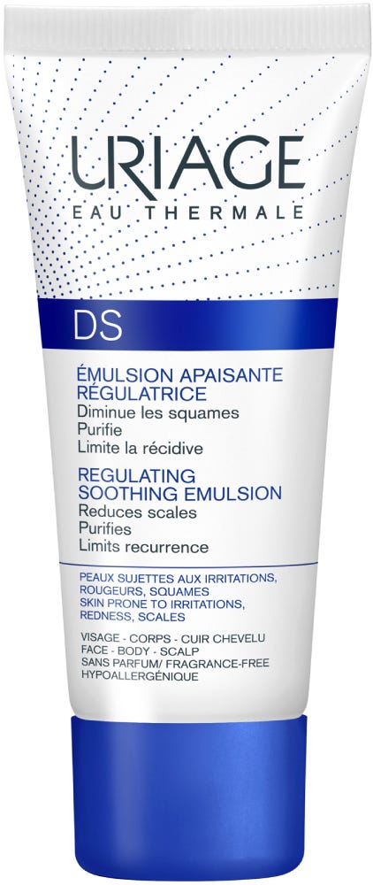 Uriage DS Regulating Soothing Emulsion, Fragrance-Free, 40 ml
