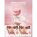 SHEGLAM Insta-Ready Powder Puffs Triangle Shape Soft Makeup Sponges Pink, 3 Pieces