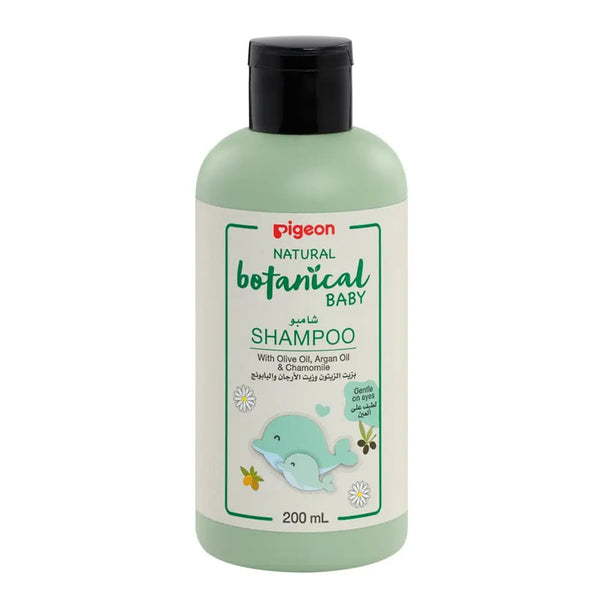 Pigeon Natural Botanical Baby Shampoo with Olive Oil, Argan Oil and Chamomile Extract