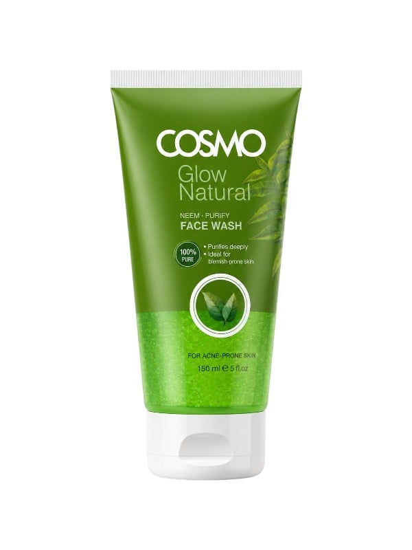 Cosmo Neem Face Wash, Deep Cleansing Gel for Breakout-Prone Skin, 150 ml