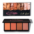 L.A. Girl Island Hottie Blush Palette Powder Shimmer 4 Colors GBL421