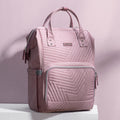 Sunveno Diaper Bag with USB Port, Nova Pink, Backpack and Handbag