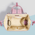 Sunveno Diaper Bag with USB Port, Nova Pink, Backpack and Handbag