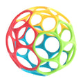 Bright Starts Oball Rattle Baby Toy, Flexible Grip, Multicolor