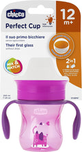 Chicco 360 Perfect Cup Silicone Membrane Girl Pack of 2