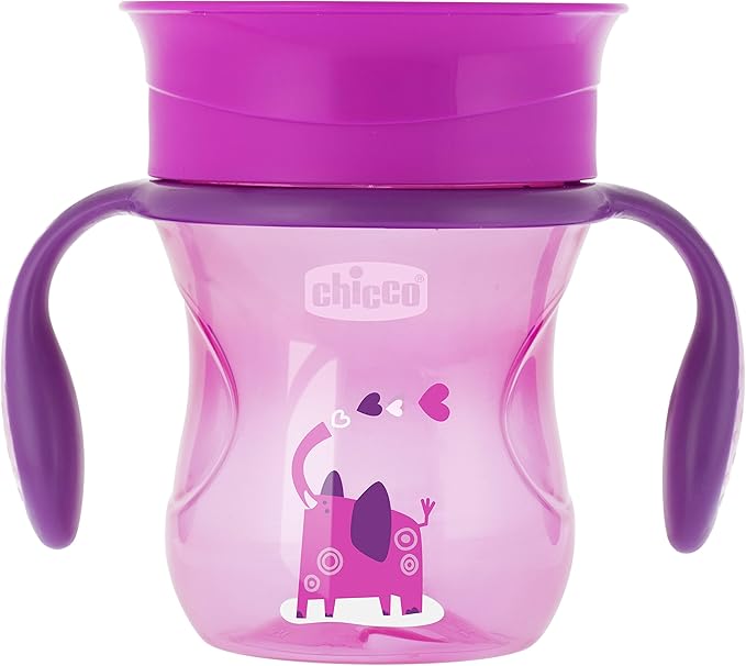 Chicco 360 Perfect Cup Silicone Membrane Girl Pack of 2