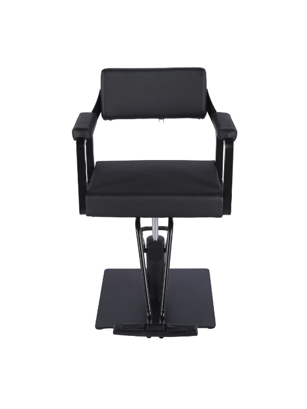 System Salon Women's Haircut Chair Padded Adjustable Styling Chair Metal Base