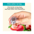 Luqu Fruit & Vegetable Feeder Silicone Mesh Pouch Pink