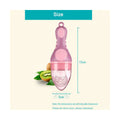 Luqu Fruit & Vegetable Feeder Silicone Mesh Pouch Pink