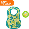 Chicco Super Absorbent Baby Bibs, Cotton, Water-Resistant, Adjustable Neckline, With Teether