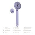 GESKE Sonic LED Full-Body Brush 9-in-1 Purple