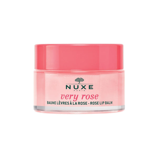 Nuxe Very Rose Lip Balm Moisturizing Non-Sticky Finish Rose Extract Vanilla Scent 15 g