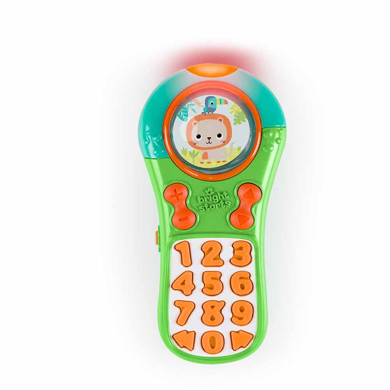 Bright Starts Click & Giggle Remote Toy, Lights, 25+ Melodies, 3 Months+