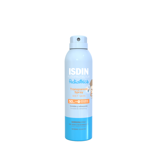 ISDIN Fotoprotector Wet Skin Pediatrics Transparent Spray