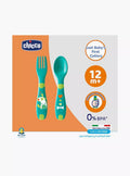Chicco Spoon and Fork BPA-Free Plastic Rounded Edges
