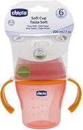 Chicco Soft Sippy Cup 12m+ Leak-Proof Adjustable Red