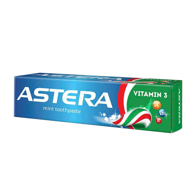Astera Total Fresh Mint Toothpaste Enamel Care Plaque Cleaning 110 g