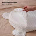 Sunveno Portable Baby Anti-Spill Milk U-Shaped Pillow with Slope Pads, Polyester, 0-2 Years