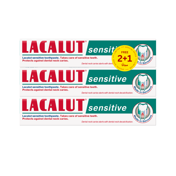 Lacalut Sensitive Toothpaste Gentle Formula for Sensitive Teeth