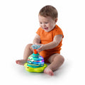 Bright Starts Press & Glow Spinner Baby Activity Toy with Lights and Melodies, 6 Months+