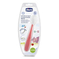 Chicco Soft Silicone Baby Feeding Spoon, Red