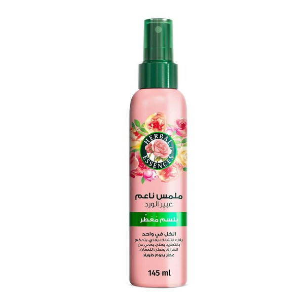 Herbal Lightweight Conditioner Rose Scent Moisturizing Detangling Care 145 ml