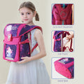 Sunveno Ergonomic School Backpack Mermaid Pink, Spine Support, Reflective Tape, 14.1-Inch Laptop Compartment