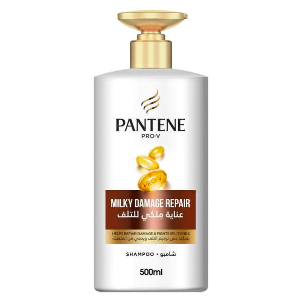Pantene Pro-V Milky Damage Repair Shampoo Liquid Pro-Vitamin Formula 500 ml