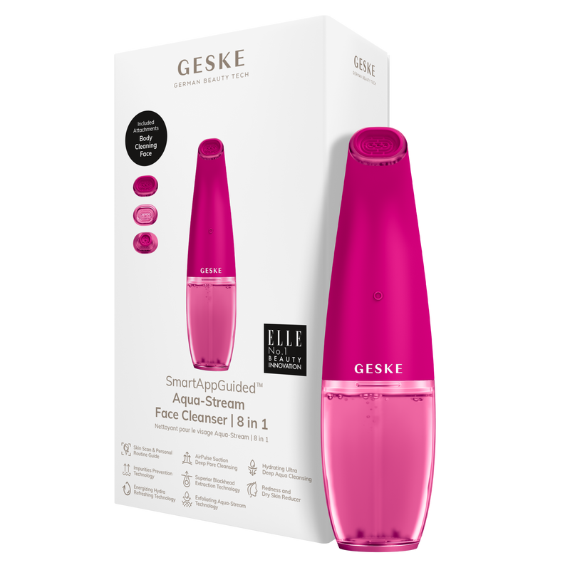 GESKE Aqua-Stream Face Cleanser 8-in-1 Magenta