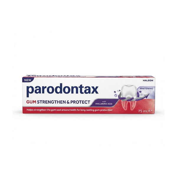 Parodontax Toothpaste with Hyaluronic Acid for Gum Strengthening and Plaque Removal, 75ml
