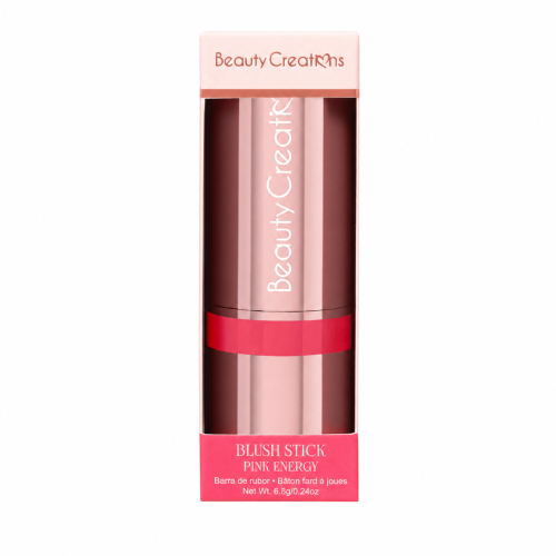 Beauty Creations Blush Stick Creamy Pink Finish Pink Energy