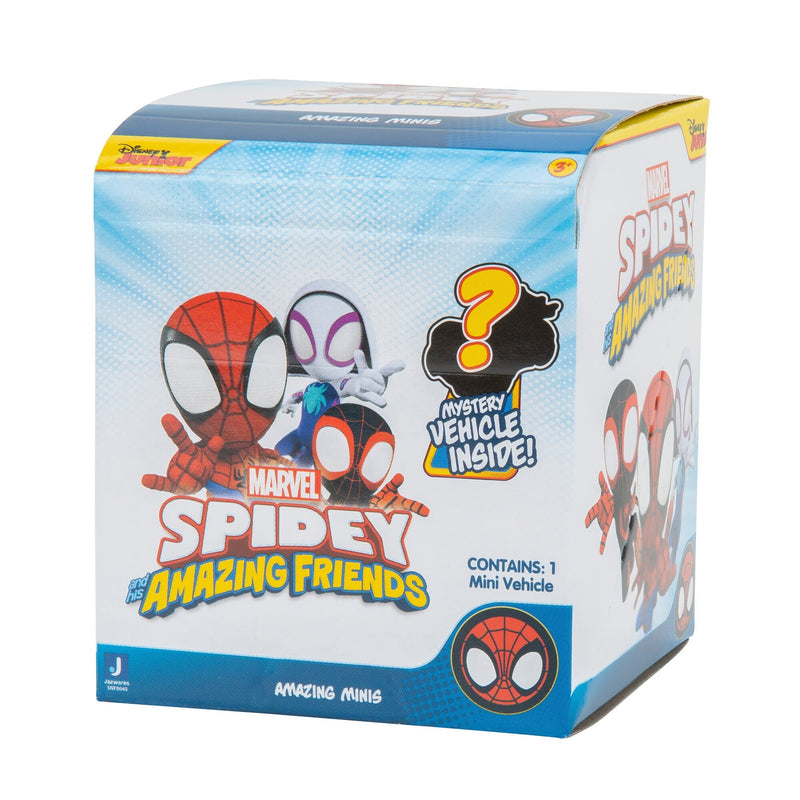 Spidey Amazing Mini Surprise Vehicles, Rolling Wheels, Marvel Characters