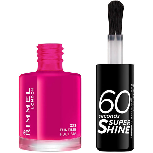 Rimmel 60 Seconds Super Shine Gel Nail Polish Fouchea #323