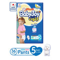 Babyjoy Pants Diapers Compressed Cullotte Size 5, 9 Count, 15-22 kg