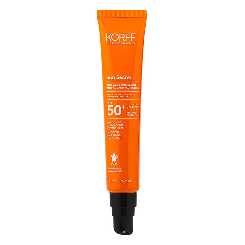 Korff Sun Secret Face Fluid Matte Finish SPF 50+ 50 ml
