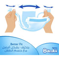 Bambi Baby Diapers Size 5 Disposable Cottony Soft 13-25 kg Pack of 11