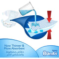 Bambi Baby Diapers Size 5 Disposable Cottony Soft 13-25 kg Pack of 11