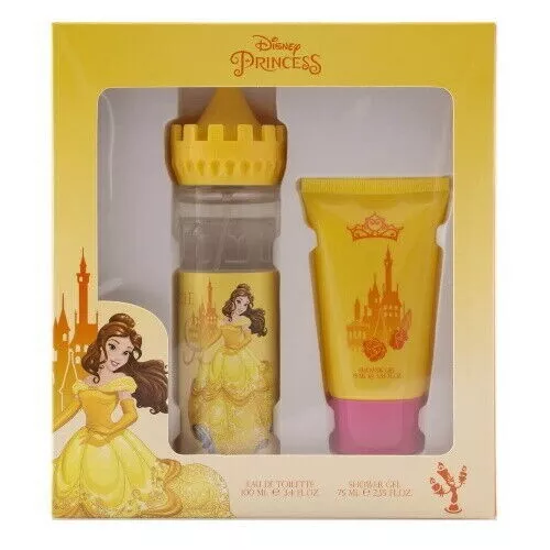 Disney Belle Fragrance Set Eau de Parfum Spray and Body Lotion Floral Woody 2 Pieces