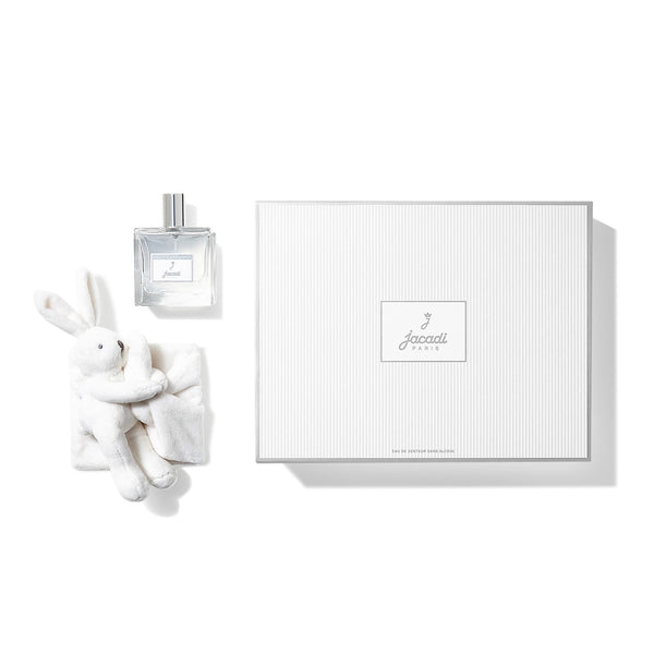 Jacadi Le Bebe Alcohol-Free Fragrance Gift Set with Plush Rabbit, 100ml