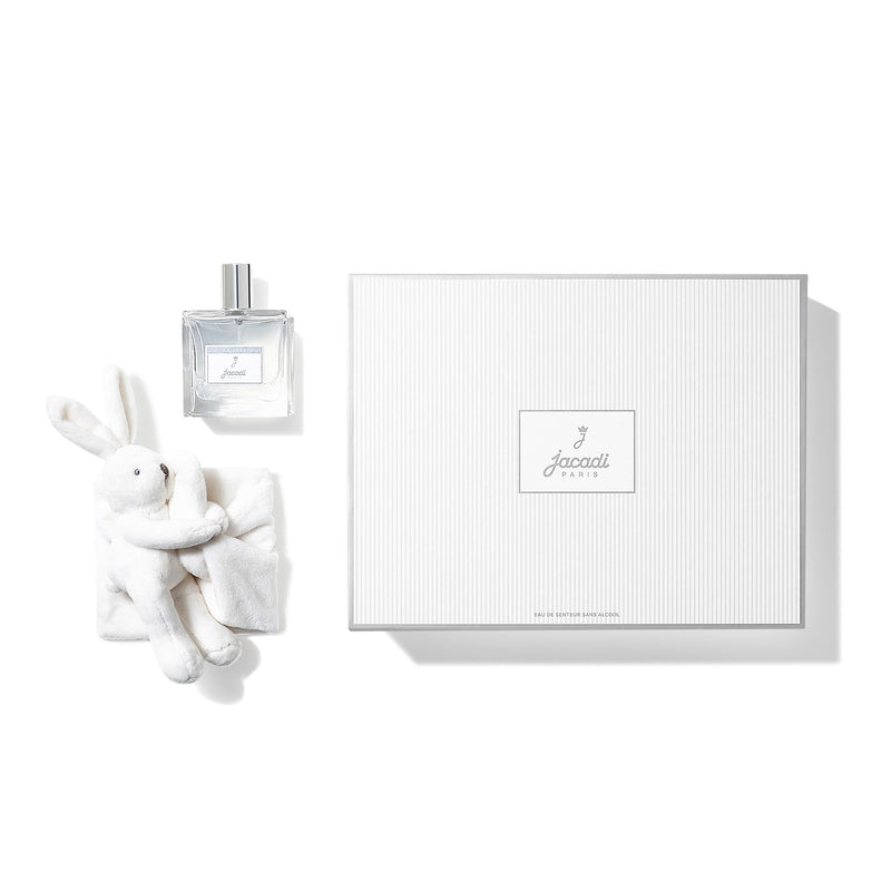 Jacadi Le Bebe Alcohol-Free Fragrance Gift Set with Plush Rabbit, 100ml