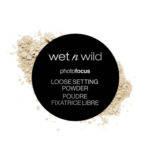 Wet n Wild Photo Focus Loose Setting Powder Silky Matte Finish Silica Translucent or Banana