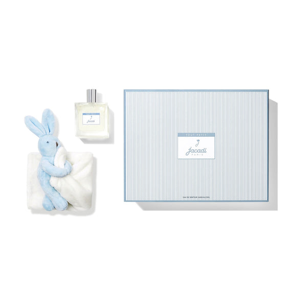 Jacadi Tout Petit Baby Fragrance Gift Set Alcohol-Free Fragrance with Rabbit 100ml