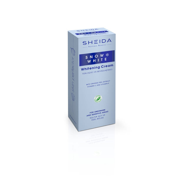 Sheida Snow White Brightening Cream for Underarms and Sensitive Areas, 75 ml
