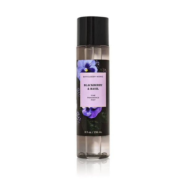 Bath & Body Works Blackberry & Basil Fragrance Mist Lightweight Scented Formula 236 ml