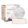 Sunveno Disposable Breast Pads White, Ultra-Thin Absorbent Leak-Proof Design