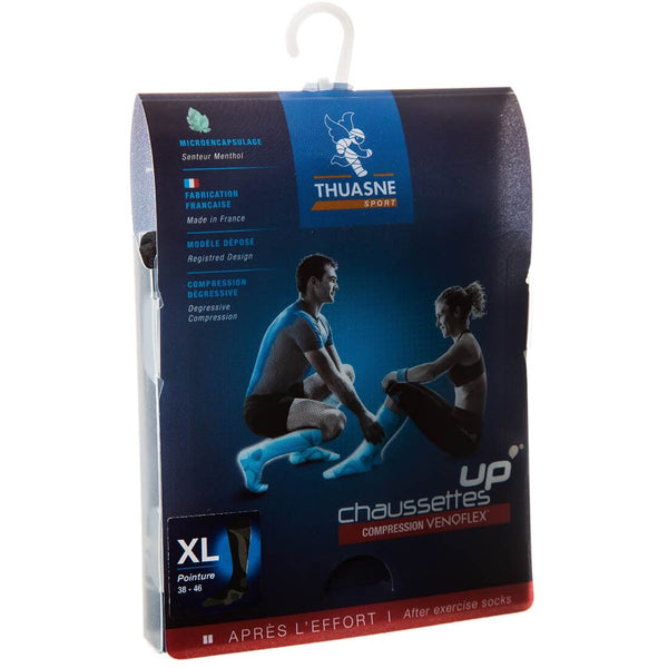 Thuasne After Exercise Sport Socks Gradual Compression Menthol Scent Men's XL