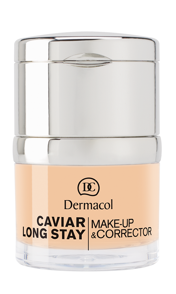 Dermacol Caviar Long Stay Make-Up & Corrector Cream Velvety Finish Pale No. 1