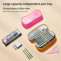 Nohoo Rabbit Pink Pencil Case Polyester Zippered Stationery Organizer 1 Piece