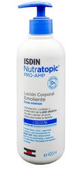 ISDIN Nutratopic Pro-Amp Emollient Lotion Fragrance-Free Niacinamide 400 ml