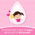 Johnson's Shiny Drops Kids Conditioner Spray Argan Oil Silk Protein